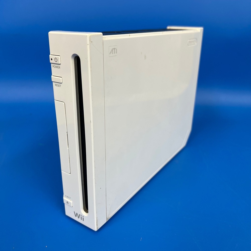 Nintendo Wii Console White RVL-001 Tested for Power Only Console Only